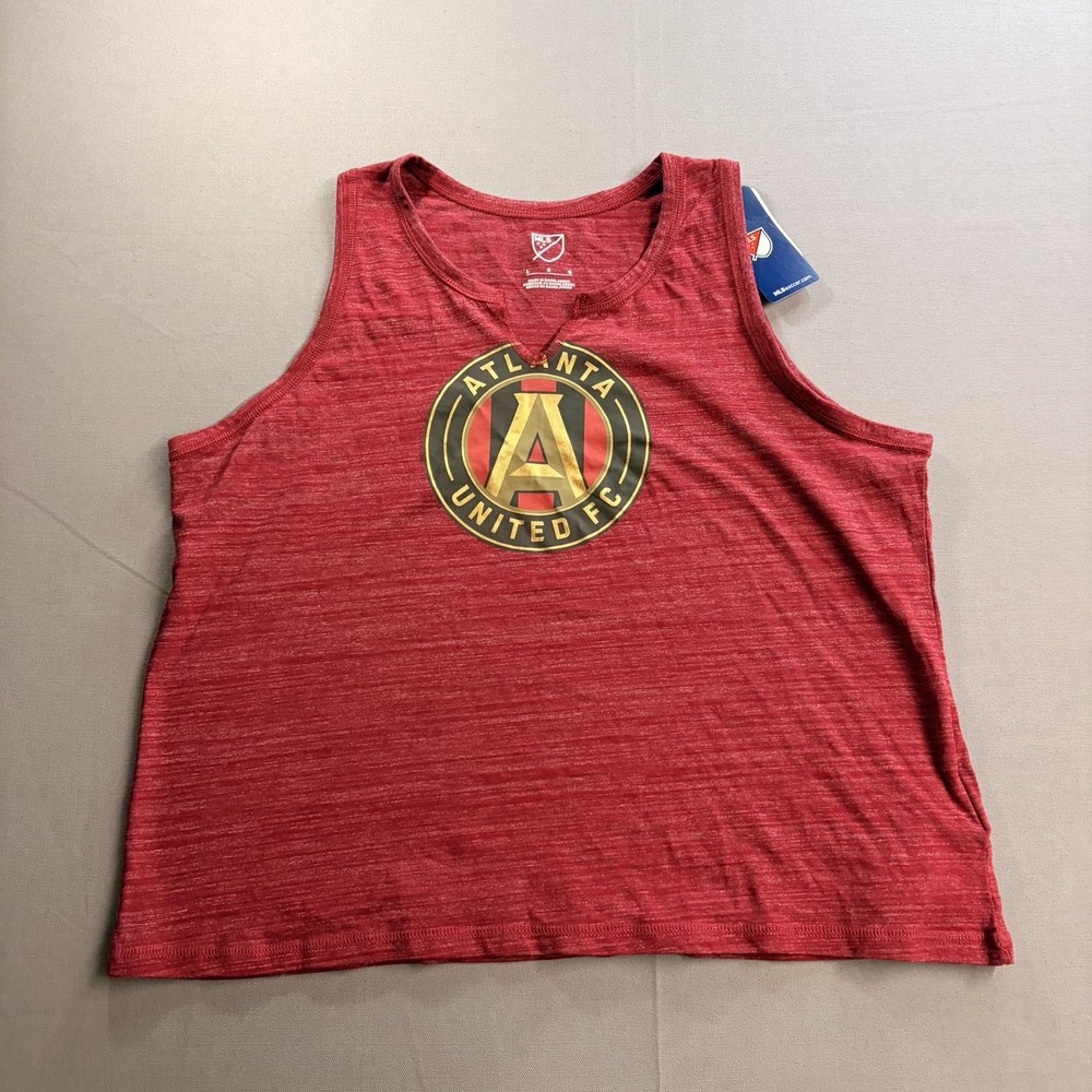 Atlanta United FC Officially Licensed MLS Soccer Red Tank Top Shirt Size L